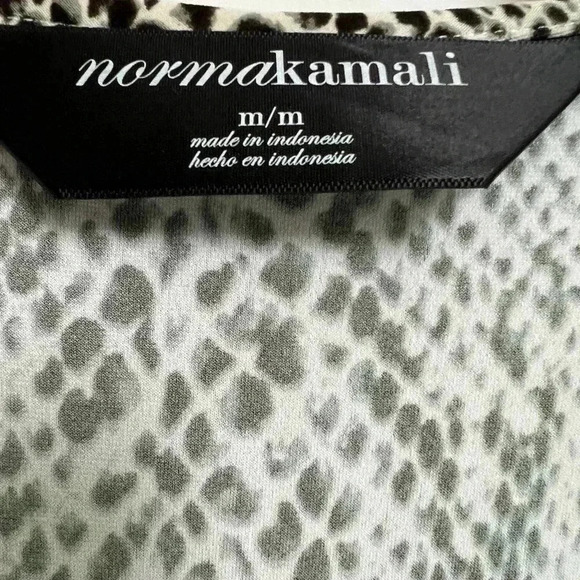 Norma Kamala Snake Print V Neck Wrap Dress - Picture 3 of 6